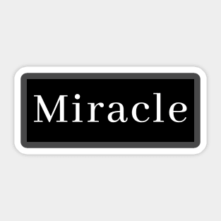 Miracle Sticker